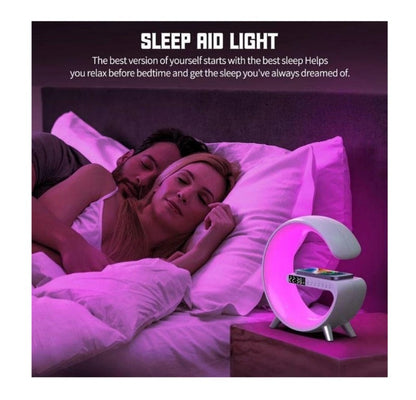 Lampara Despertador Cargador Inal 4 En 1