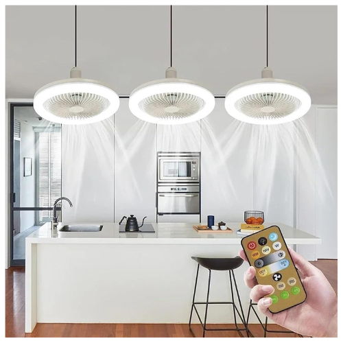 Ventilador De Techo Con Luz Led Control