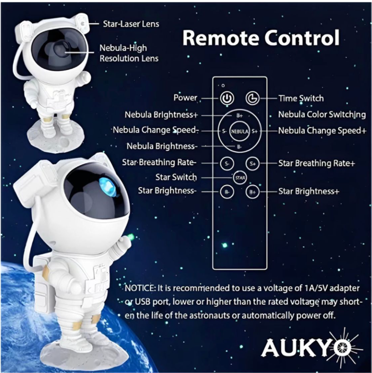 Proyector Robot Nebulosa